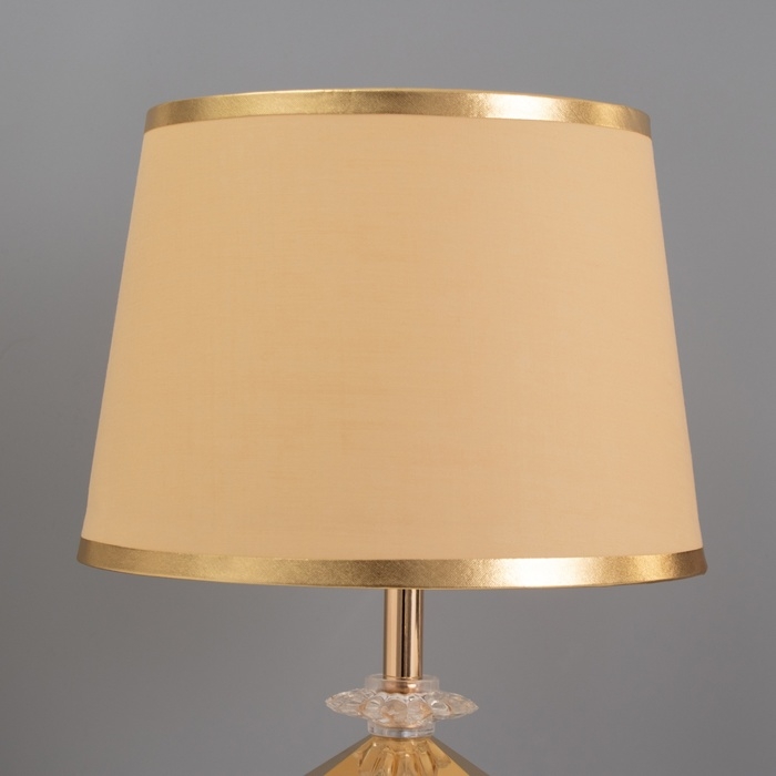 Лампа настольная Лампа настольная "Яиме" 1х40Вт Е27 1х3Вт LED золото 25х25х42см