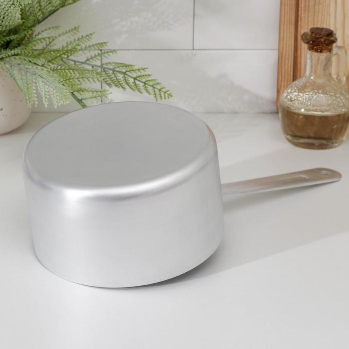 Кастрюля, 1,8 л, металлическая крышка, металлическая ручка, цвет серый Кастрюля, 1,8 л, металлическая крышка, металлическая ручка, цвет серый