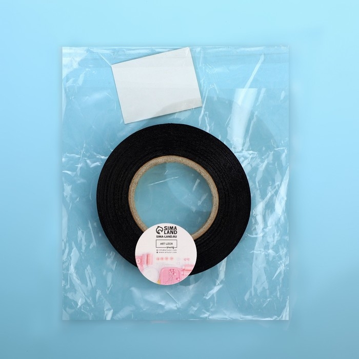 Размерник сатиновый, «L», 1000 шт, 12 мм, 30 м, цвет чёрный Размерник сатиновый, «L», 1000 шт, 12 мм, 30 м, цвет чёрный