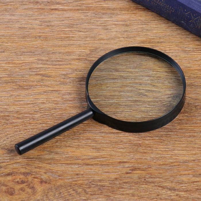 Лупа классическая 4х, d=9см, Мастер К. чёрная Лупа классическая 4х, d=9см, Мастер К. чёрная