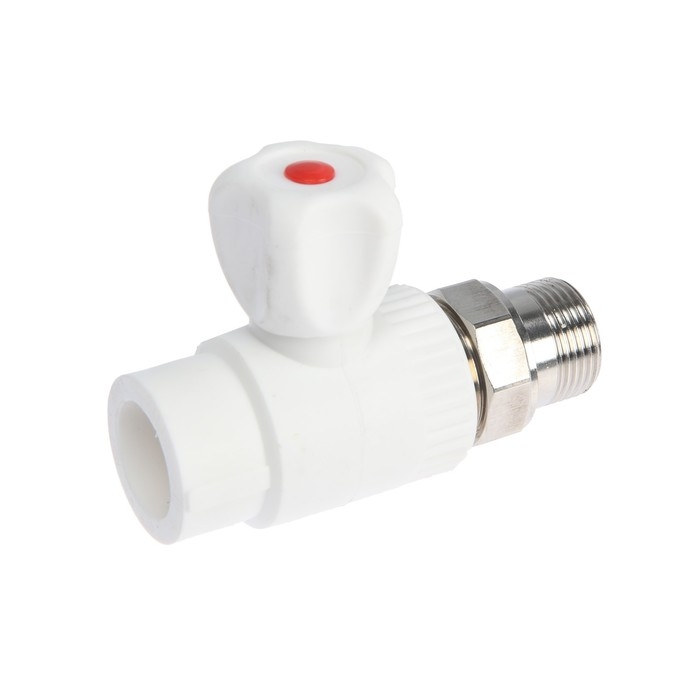 Кран шаровой для радиатора ZEIN, полипропиленовый, прямой, d=25 мм х 3/4 Кран шаровой для радиатора ZEIN, полипропиленовый, прямой, d=25 мм х 3/4"