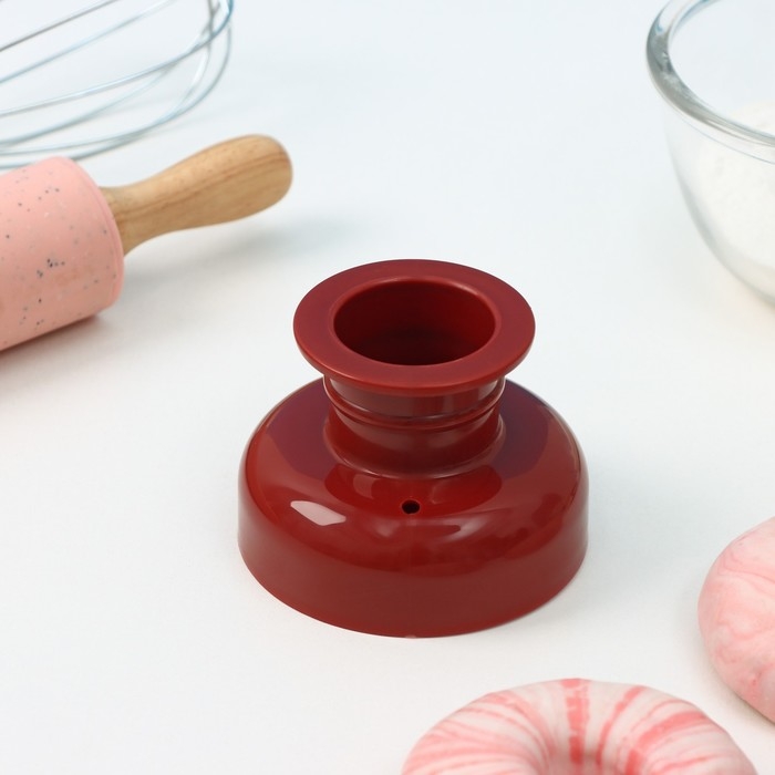 Форма для пончиков Доляна «Классика», 8,5×8,5×6 см, цвет МИКС Форма для пончиков Доляна «Классика», 8,5×8,5×6 см, цвет МИКС