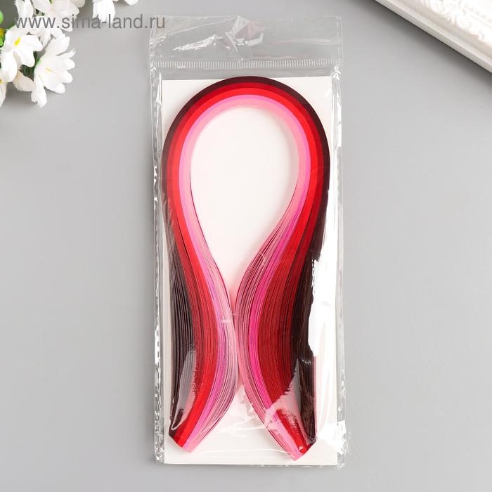 Полоски для квиллинга 100 полосок плотность 120 гр Полоски для квиллинга 100 полосок плотность 120 гр "Оттенки красного" ш. 0,5 см длина 39 см