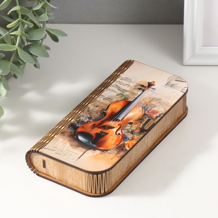 Шкатулка  Шкатулка "Скрипка" 17х8,5х3,5 см