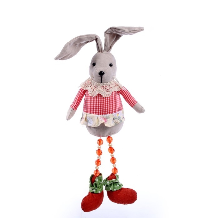 Мягкая игрушка «Зайка», в клетку, 15 см Мягкая игрушка «Зайка», в клетку, 15 см