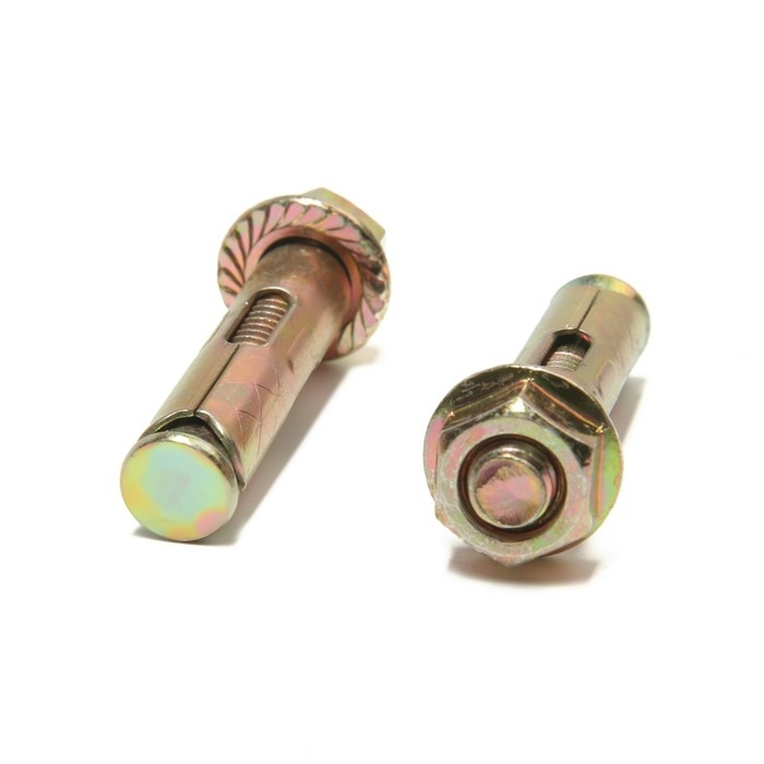 Анкерный болт ЛОМ, с гайкой, оцинкованный, 10х50 мм, 110 шт Анкерный болт ЛОМ, с гайкой, оцинкованный, 10х50 мм, 110 шт