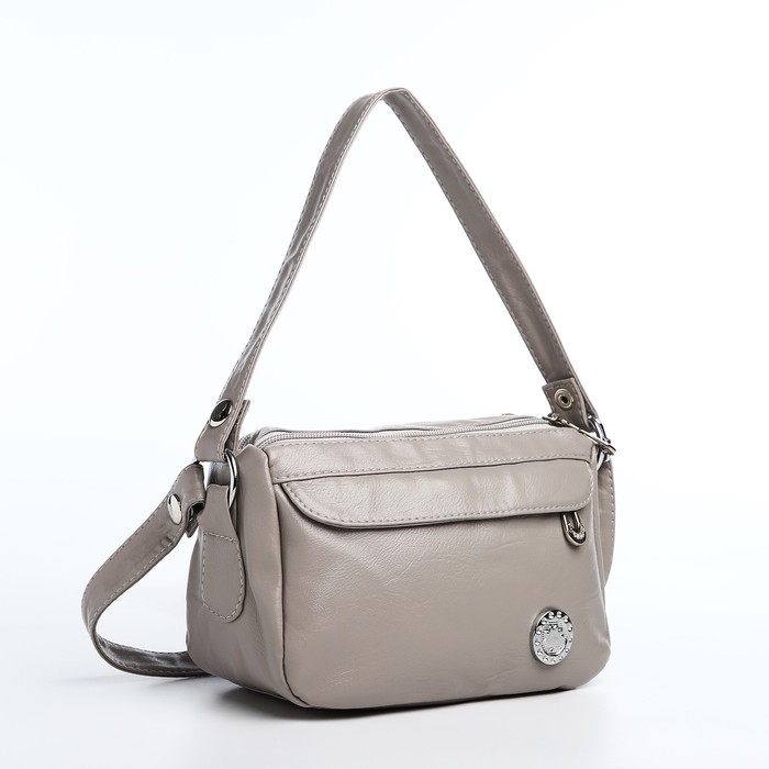 Сумка кросс-боди на молнии, цвет серый Сумка кросс-боди на молнии, цвет серый