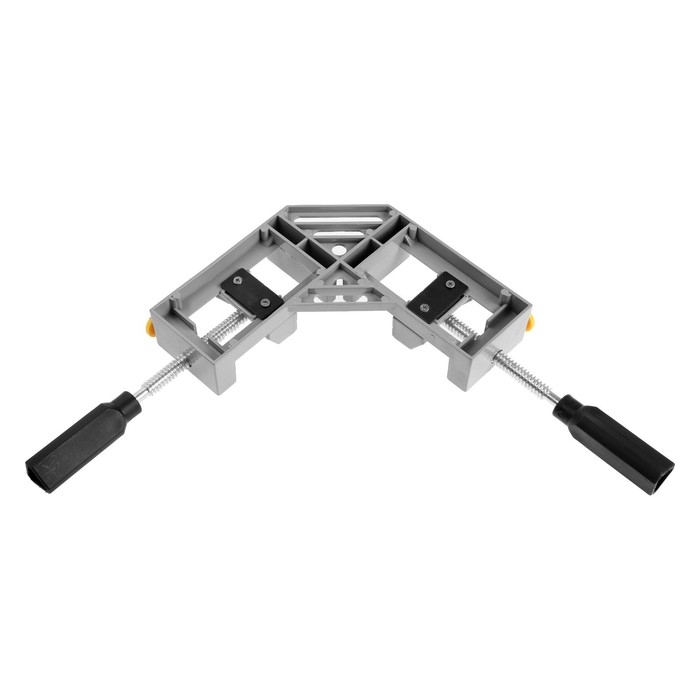 Струбцина угловая усиленная ТУНДРА, металлическая, два зажима, 68 мм Струбцина угловая усиленная ТУНДРА, металлическая, два зажима, 68 мм