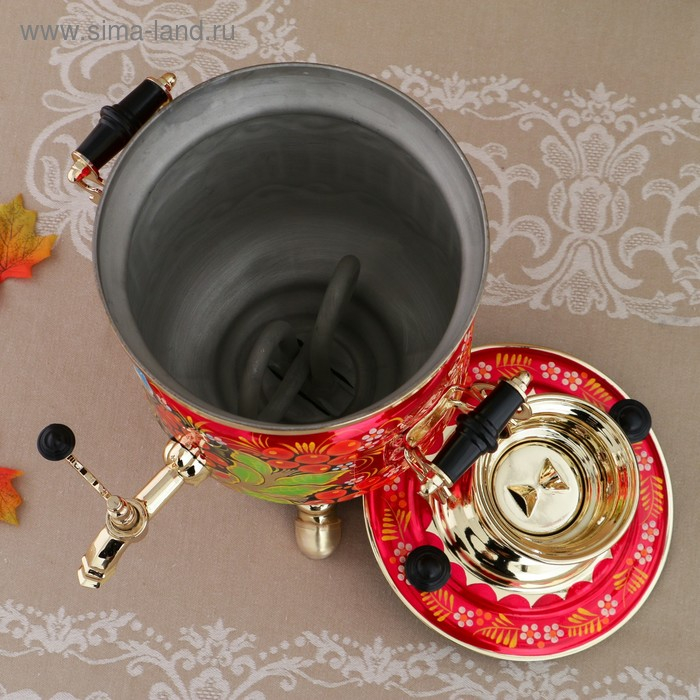 Самовар «Рябина», банка, 3 л, электрический Самовар «Рябина», банка, 3 л, электрический