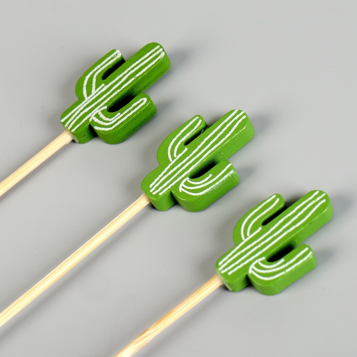 Шпажки «Кактус», в наборе 12 штук Шпажки «Кактус», в наборе 12 штук