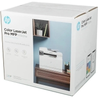 МФУ, лаз цв печать HP LaserJet Pro M183fw, 600x600 dpi, 16 стр/мин(цв/чб), А4, Wi-Fi, белый