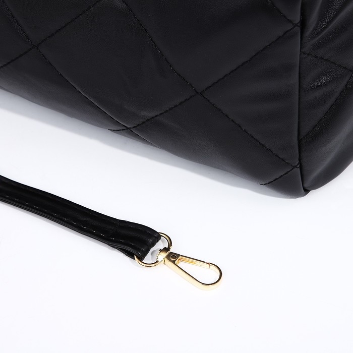 Сумка-багет на молнии, цвет чёрный Сумка-багет на молнии, цвет чёрный