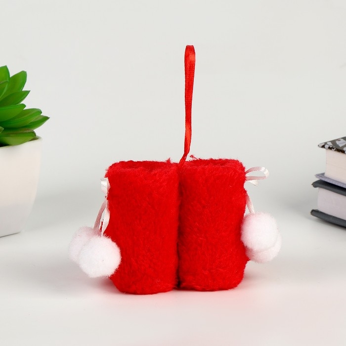 Новый год! Конфетница «Сапожки», с бомбошками Новый год! Конфетница «Сапожки», с бомбошками