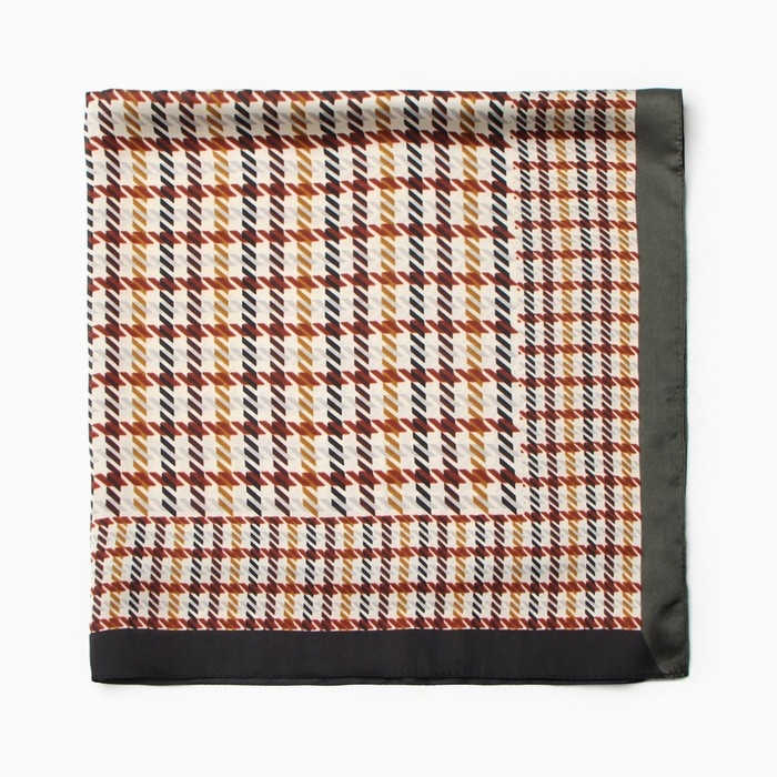 Платок женский MINAKU 70*70 см, коричневый Платок женский MINAKU 70*70 см, коричневый