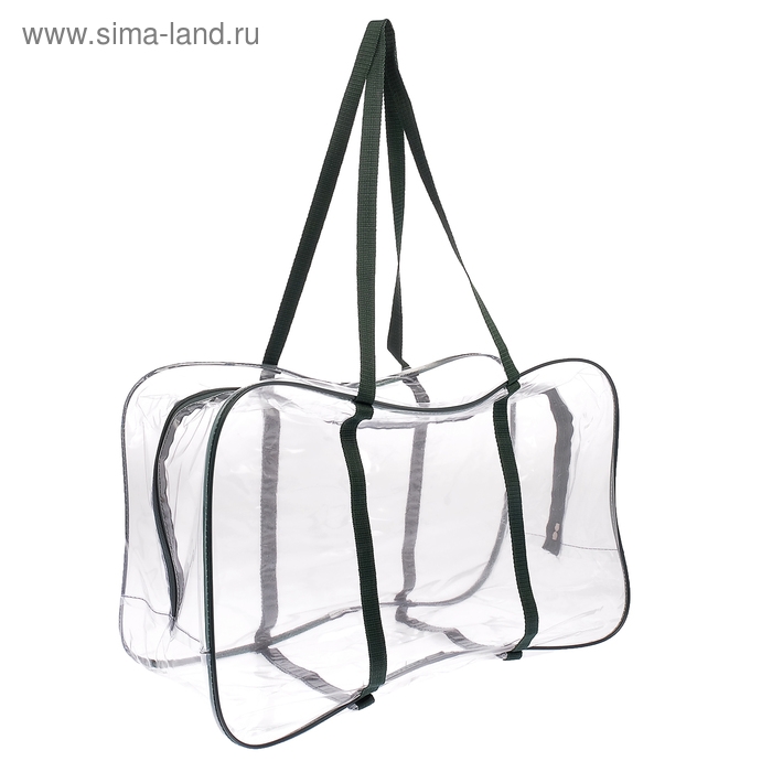 Сумка в роддом, с косметичкой, размер 33х53х24 см, набор 2 шт., цвет прозрачный/зеленый, Mum&Baby Сумка в роддом, с косметичкой, размер 33х53х24 см, набор 2 шт., цвет прозрачный/зеленый, Mum&Baby