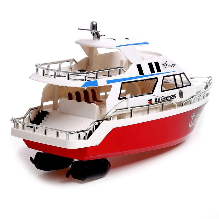 Катер радиоуправляемый «Яхта», работает от батареек, МИКС Катер радиоуправляемый «Яхта», работает от батареек, МИКС