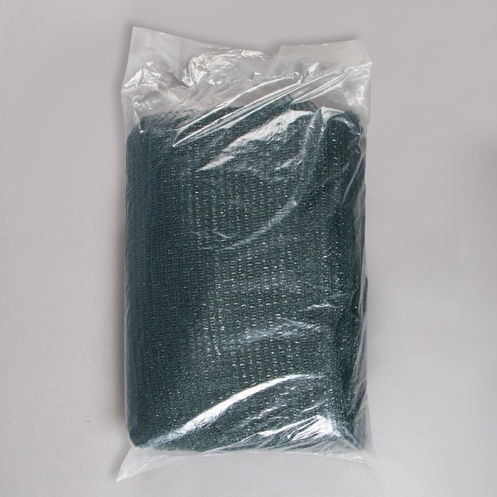 Сетка затеняющая, 2 × 10 м, плотность 35 г/м², тёмно-зелёная