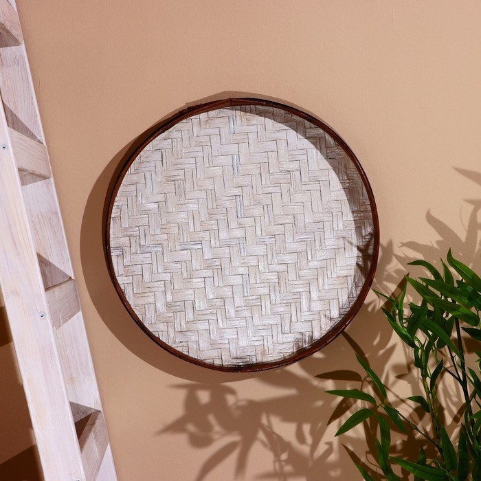 Настенный декор Настенный декор "Бабочка" бамбук 50 см