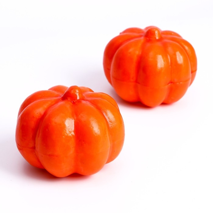 Основа для творчества и декора &laquo;Тыква&raquo; набор 2 шт., размер 1 шт.: 8 &times; 8 &times; 6,5 см