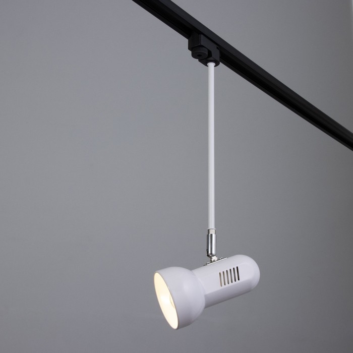 Светильник трековый Светильник трековый "Холли" Е27 40Вт белый 15х9х40см