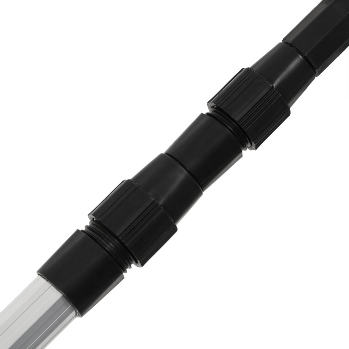 Подсачник складной телескопический П-09, 150 см, круглый обод 35 см, капрон Подсачник складной телескопический П-09, 150 см, круглый обод 35 см, капрон