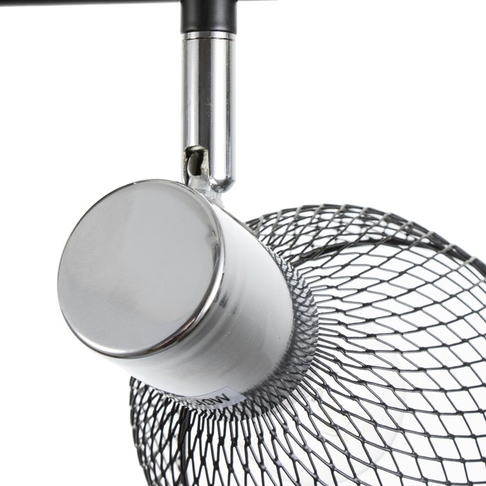 Светильник Светильник "Мэдока" 3х60Вт Е14 черный/хром 57х10х19,5см