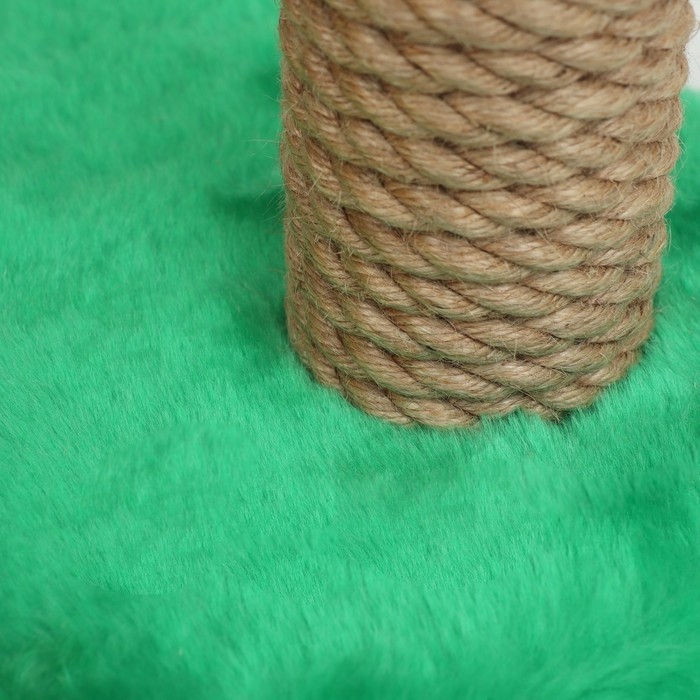 Домик для кошек  Домик для кошек "Пирамидка", с когтеточкой "Пальма", 38 х 40 х 61 см