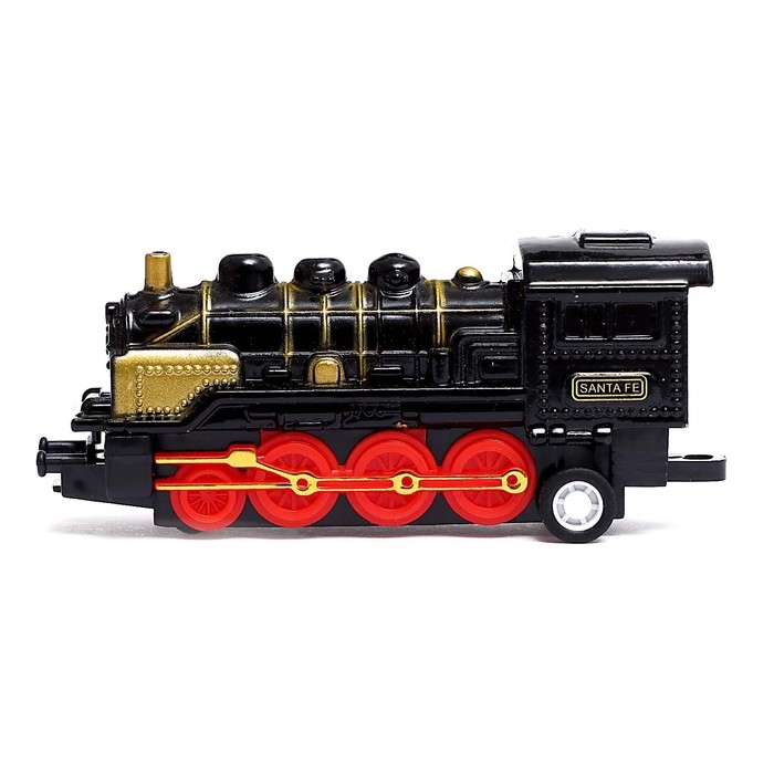 Поезд металлический «Классика», с 4 вагонами, инерция, МИКС Поезд металлический «Классика», с 4 вагонами, инерция, МИКС