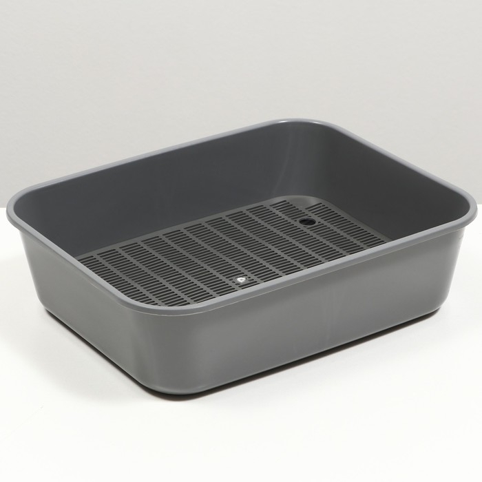 Туалет Сима с сеткой 29 х 38 х 10,5 серый FIX Туалет Сима с сеткой 29 х 38 х 10,5 серый FIX