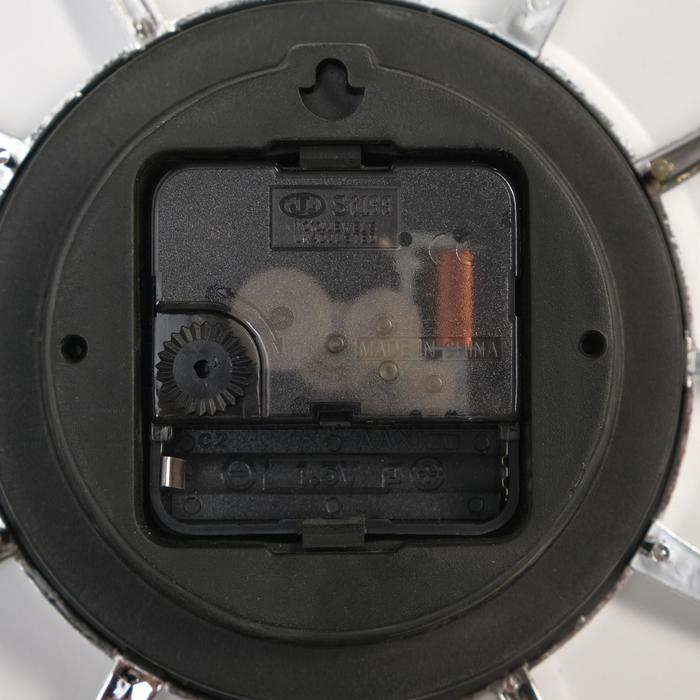 Часы настенные, для кухни,  Часы настенные, для кухни, "Вилки, ложки, поварешки", бесшумные, 25 х 25 см, циферблат d-11 см 83107