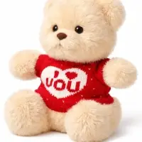 Мягкая игрушка "Мишка. Я люблю тебя" 20 см