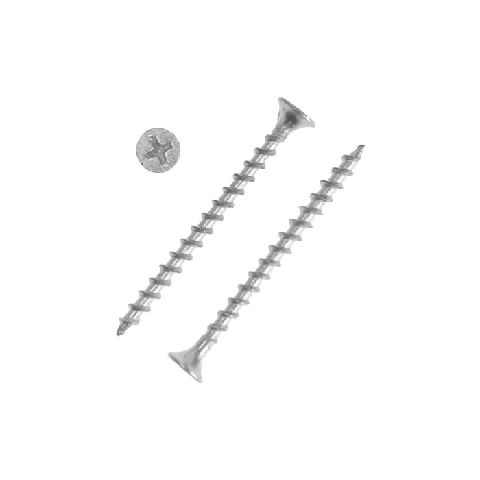 Саморез 3,5х51, потай, крупная резьба,шлиц PH2, белый цинк, 3300 шт. 7,03 кг. Саморез 3,5х51, потай, крупная резьба,шлиц PH2, белый цинк, 3300 шт. 7,03 кг.