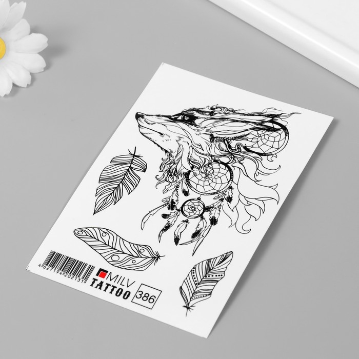 Татуировка на тело Татуировка на тело "Лиса" 10х15 см