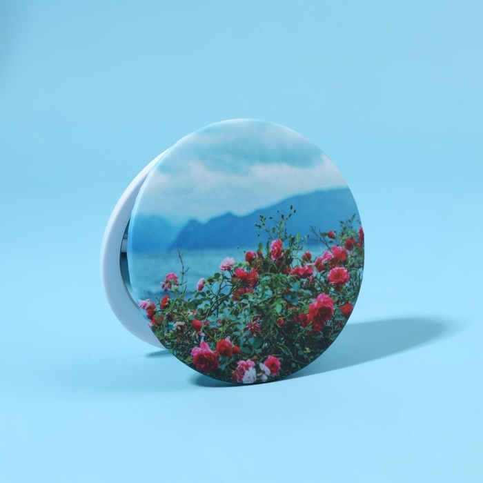 Зеркало складное (2) с/увел ПЛЯЖ d7.5см пластик/бумага цветы пакет QF Зеркало складное (2) с/увел ПЛЯЖ d7.5см пластик/бумага цветы пакет QF