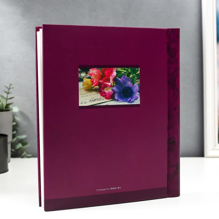 Фотоальбом магнитный 30 листов Фотоальбом магнитный 30 листов "Яркий букет"