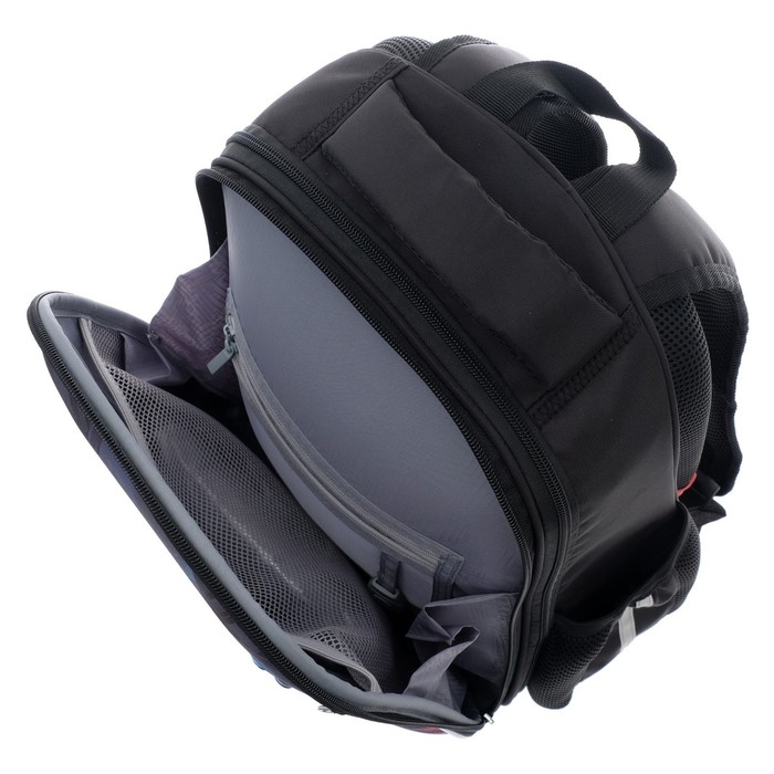 Рюкзак каркасный 38 х 29 х 16 см, 3D эффект, Hatber Ergonomic Plus, Karambit, серый/чёрный NRk_71122 Рюкзак каркасный 38 х 29 х 16 см, 3D эффект, Hatber Ergonomic Plus, Karambit, серый/чёрный NRk_71122