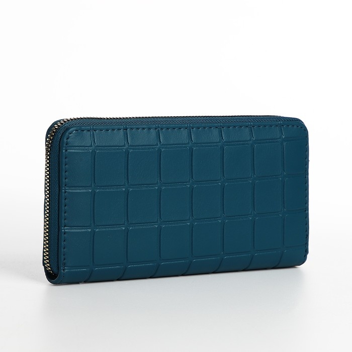 Кошелёк на молнии, цвет синий Кошелёк на молнии, цвет синий