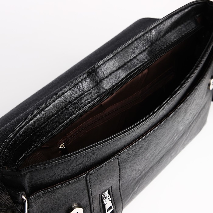 Сумка мужская, цвет чёрный Сумка мужская, цвет чёрный