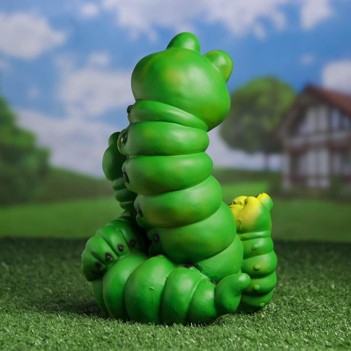 Садовая фигура Садовая фигура "Гусеницы семья " 14х15х24см