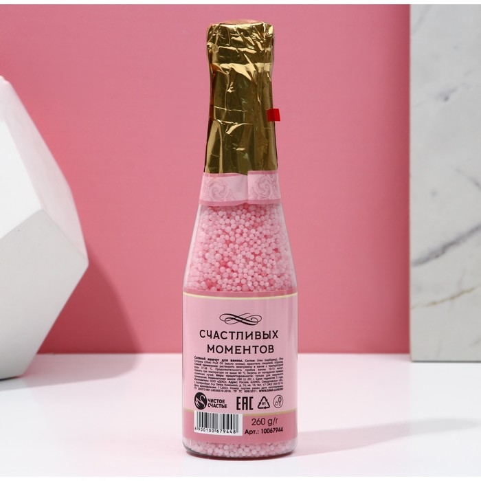 Жемчуг для ванны «Мечтай!», 180 г, аромат ягодного суфле, ЧИСТОЕ СЧАСТЬЕ Жемчуг для ванны «Мечтай!», 180 г, аромат ягодного суфле, ЧИСТОЕ СЧАСТЬЕ