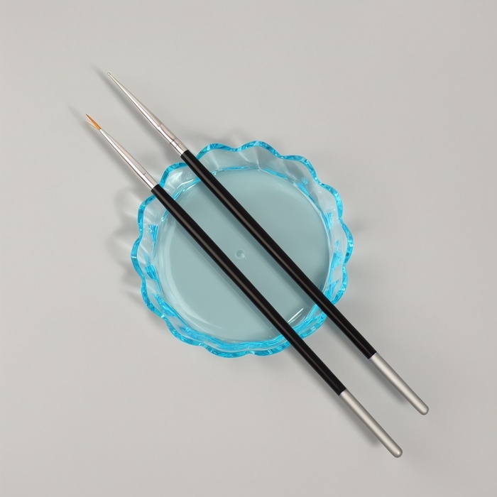 Подставка для кистей «Чаша», d=8.8×2 см, голубая Подставка для кистей «Чаша», d=8.8×2 см, голубая