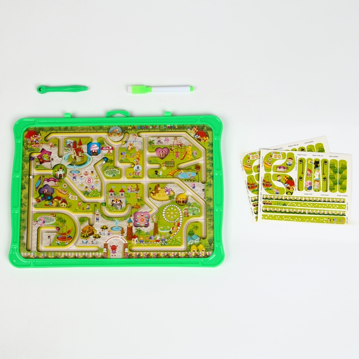 Игровой набор лабиринт «Летний парк», маркерная доска, 2 × 36 × 27,5 см Игровой набор лабиринт «Летний парк», маркерная доска, 2 × 36 × 27,5 см