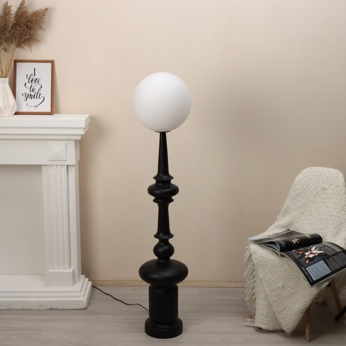 Торшер  Торшер "Алфил" LED 10Вт 4000К черный 30х30х138см