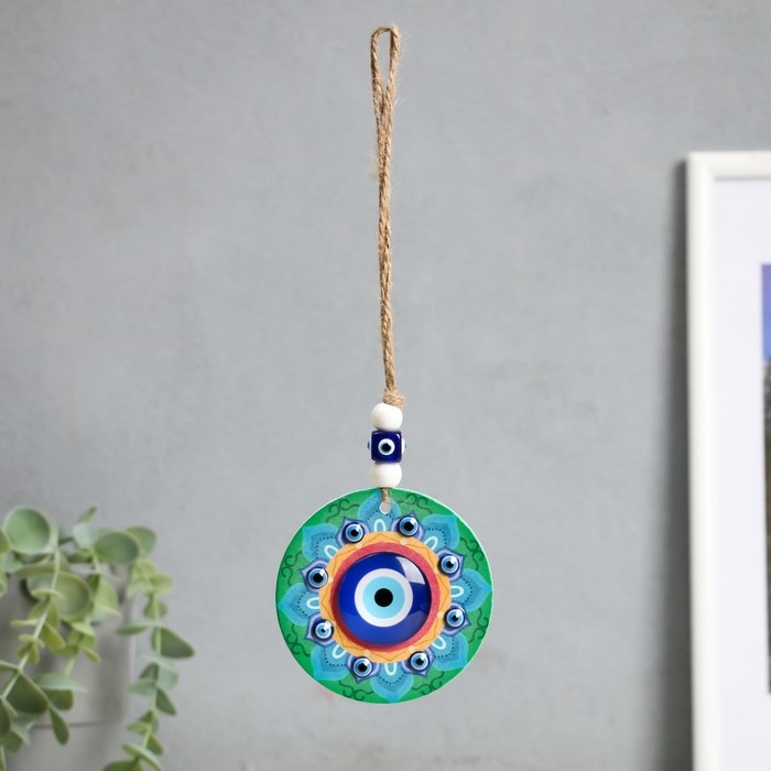 Подвеска от сглаза Подвеска от сглаза "От сглаза. Цветок-мандала" 14х8х1,5 см