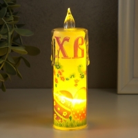 Ночник "Свеча" (Пасха)  3хLR1130 3,8х3,8х12см