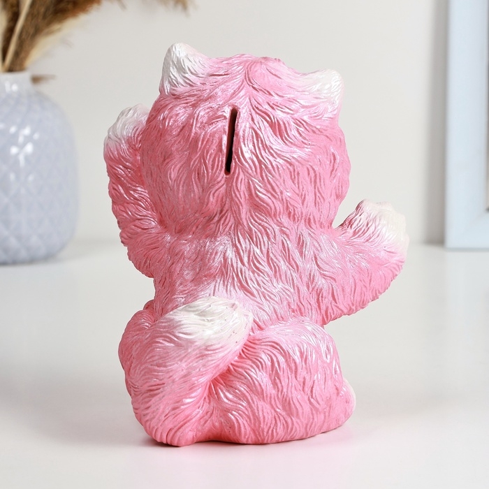 Копилка Копилка "Радостный кот" розовый, 20см