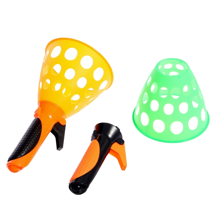 Игра «Кидай-лови», 2 конуса, 4 шарика Игра «Кидай-лови», 2 конуса, 4 шарика