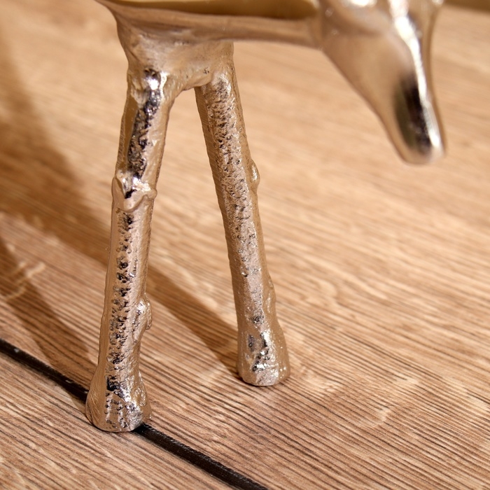 Подставка под бутылку  Подставка под бутылку "Олень" алюминий 28х12х20 см