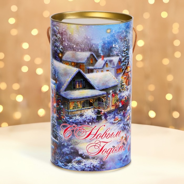 Новый год. Подарочная коробка, тубус «Дедушка Мороз» 120х220мм. Новый год. Подарочная коробка, тубус «Дедушка Мороз» 120х220мм.