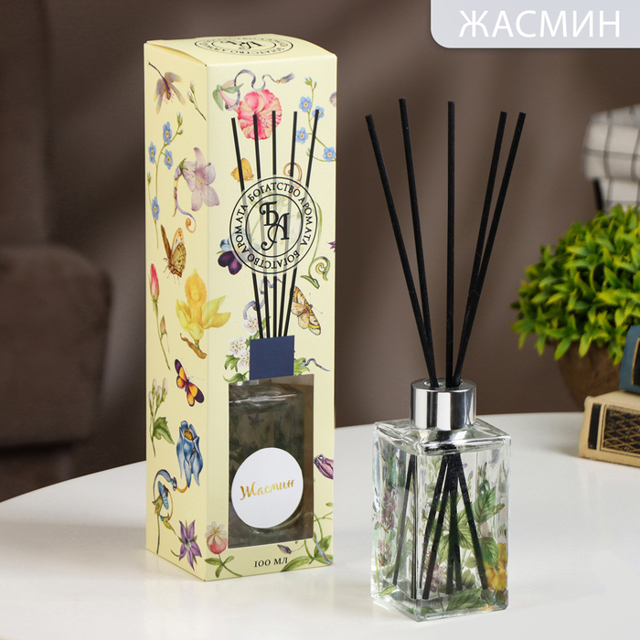 Диффузор ароматический Диффузор ароматический "Артдекор", 100 мл, жасмин, "Богатство Аромата"